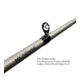 Fitzgerald Fishing Vursa Series Rods, Med Heavy Spinning, Silver, 6ft10in, VS610MHS