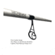 Fitzgerald Fishing Vursa Series Rods, Med Heavy Spinning, Silver, 6ft10in, VS610MHS