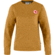 Fjallraven 1960 Logo Badge Sweater - Womens, Acorn, Medium, F87230-166-M