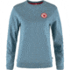 Fjallraven 1960 Logo Badge Sweater - Womens, Dawn Blue, Medium, F87230-543-M
