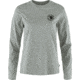 Fjallraven 1960 Logo T-Shirt Long Sleeve - Womens, Grey/Melange, Small, F86989-020-999-S