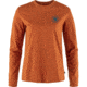 Fjallraven 1960 Logo T-Shirt Long Sleeve - Womens, Terracotta Brown, Extra Large, F86989-243-XL