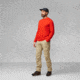 Fjallraven Abisko Day Hike Long Sleeve - Mens, Flame Orange, Medium, F12600214-214-M