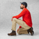 Fjallraven Abisko Day Hike Long Sleeve - Mens, Flame Orange, Medium, F12600214-214-M