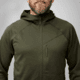 Fjallraven Abisko Grid Fleece Hoodie - Mens, Deep Forest, Small, F12600228-662FR-S