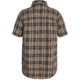 Fjallraven Abisko Hike Shirt Short Sleeve - Mens, Dark Navy/Buckwheat Brown, Large, F82268-555-232-L