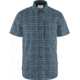 Fjallraven Abisko Hike Shirt Short Sleeve - Mens, Indigo Blue/Dark Navy, Large, F82268-534-555-L