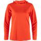 Fjallraven Abisko Sun-Hoodie - Womens, Flame Orange, Extra Large, F84108-214-XL