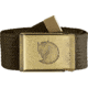 Fjallraven Canvas Brass Belt 4 cm, Dark Olive, One Size, F77297-633-1 Size
