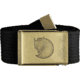 Fjallraven Canvas Brass Belt 4 cm, Black, One Size, F77297-550-1 Size