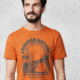 Fjallraven Equipment T-Shirt - Mens, Sunset Orange, Medium, F86976-207-M
