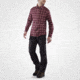 Fjallraven Fjallim Shirt Long Sleeve - Mens, Dark Garnet, Large, F82995-356-L