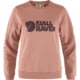Fjallraven Logo Sweater - Women's, Dusty Rose/Port, Extra Small, F84143-300-357-XS