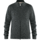 Fjallraven Greenland Re-Wool Cardigan - Mens, Dark Grey, Extra Small, F87226-030-XS