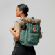 Fjallraven Kanken Outlong - Unisex, Frost Green, One Size, F232-664OS