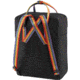 Fjallraven Kanken Rainbow Backpack, Black/Rainbow Pattern, One Size, F23620-550-907-One Size