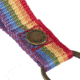 Fjallraven Kanken Rainbow Keyring, Rainbow Pattern, One Size, F23622-907-One Size