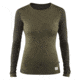 Fjallraven Keb Long Sleeve Wool T-Shirt - Womens, Laurel Green-Deep Forest, Medium, F89753-625-662-M
