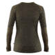 Fjallraven Keb Wool T-Shirt Long Sleeve - Womens, Laurel Green-Deep Forest, Extra Large, F89753-625-662-XL