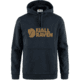 Fjallraven Logo Hoodie - Mens, Dark Navy, Medium, F84144-555-M