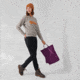 Fjallraven Logo Sweater - Womens, Grey-Melange, Extra Large, F84143-020-999-XL