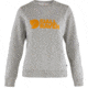 Fjallraven Logo Sweater - Womens, Grey-Melange, Extra Large, F84143-020-999-XL