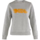 Fjallraven Logo Sweater - Women's, Small, Grey/Melange, F84143-020-999-S