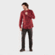 Fjallraven Ovik Comfort Flannel Shirt - Mens, Red Oak/Navy, Large, F84132-345-560-L