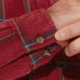 Fjallraven Ovik Comfort Flannel Shirt - Mens, Red Oak/Navy, Large, F84132-345-560-L