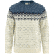Fjallraven Ovik Knit Sweater - Mens, Chalk White-Indigo Blue, 2XL, F81829-113-534-XXL