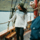 Fjallraven Ovik Knit Sweater - Womens, Chalk White-Flint Grey, Medium, F89941-113-055-M