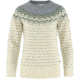Fjallraven Ovik Knit Sweater - Womens, Chalk White-Flint Grey, Medium, F89941-113-055-M