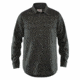 Fjallraven Ovik Re-Wool Shirt Long Sleeve - Mens, Dark Grey-Olive, Small, F81885-030-630-S