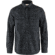 Fjallraven Ovik Re-Wool Shirt LS - Mens, Grey/Dark, Small, F81885-020-030-S