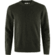 Fjallraven Ovik Round-Neck Sweater - Mens, Dark Olive, Extra Large, F87323-633-XL