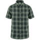 Fjallraven Ovik Travel Short Sleeve Shirt - Mens, Dark Navy/Patina Green, 2XL, F87039-555-614-XXL