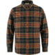 Fjallraven Ovik Twill Shirt - Men's, Autumn Leaf/Dark Navy, Extra Large, F81478-215-555-XL