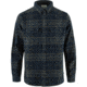 Fjallraven Ovik Twill Shirt - Mens, Dark Navy/Basalt, Small, F81478-555-050-S