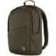 Fjallraven Raven 20 Backpack, Dark Olive, One Size, F23344-633-One Size