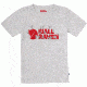 Fjallraven Trek Logo T-Shirt - Kids'-Grey-EU 110