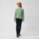 Fjallraven Vardag Lite Fleece - Womens, Sage Green/Chalk White, Medium, F84785-516-113-M