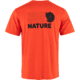 Fjallraven Walkith Nature T-Shirt - Mens, Flame Orange, Extra Large, F12600216-214-XL