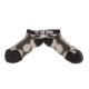 Flagrant Beard 1 in Low Cut Socks, Gray / Black, Small, 3004-0