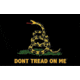 Flags Black Gadsden Flag, Don'T Tread On Me, Measures 3 Ft, X 5 Ft, Black, R7254