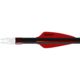 Flex Fletch FFP Vane 1.87 in, Red, Pack of 100, FFP-187-RD-100