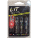 Flex Fletch LIT Lighted Arrow Nocks .166, Set of 3, Green, LIT166GR12