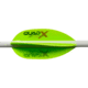 Flex Fletch Quad X Vanes, Cosmic Green, 50 pack, 1006301