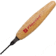 Flexcut Micro Parting Tool 45deg 1.5mm Fixed Blade Knife, 1.75in, Carbon Steel, Wood Handle FLEXMT31