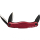 Flexcut Spoon Carvin Jack Knife, SS Blade, Red Aluminum Handle, 4.25in Closed Lockback, Includes Deep Hook Knife, Hook Knife, Detail Knife, JKN96