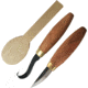 Flexcut Spoon Carving Kit, High Carbon Stainless Blade, Cherry Wood Handle, KN70